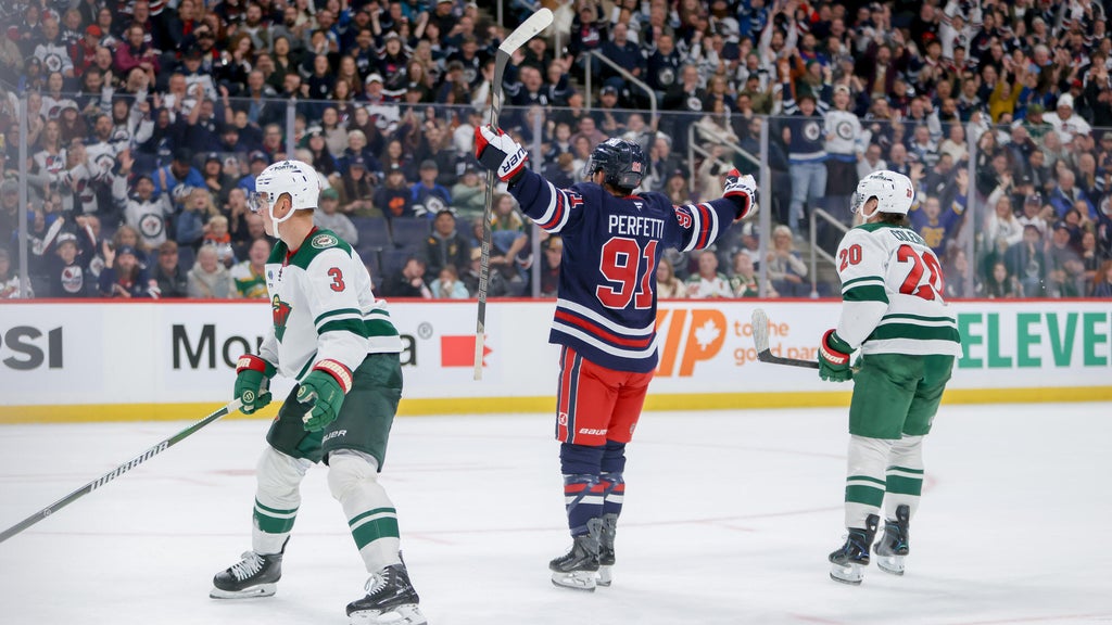 Jets beat the Wild 5-2 as Cole Perfetti scores 2 goals — WCCO / CBS Minnesota, Medina Schools news