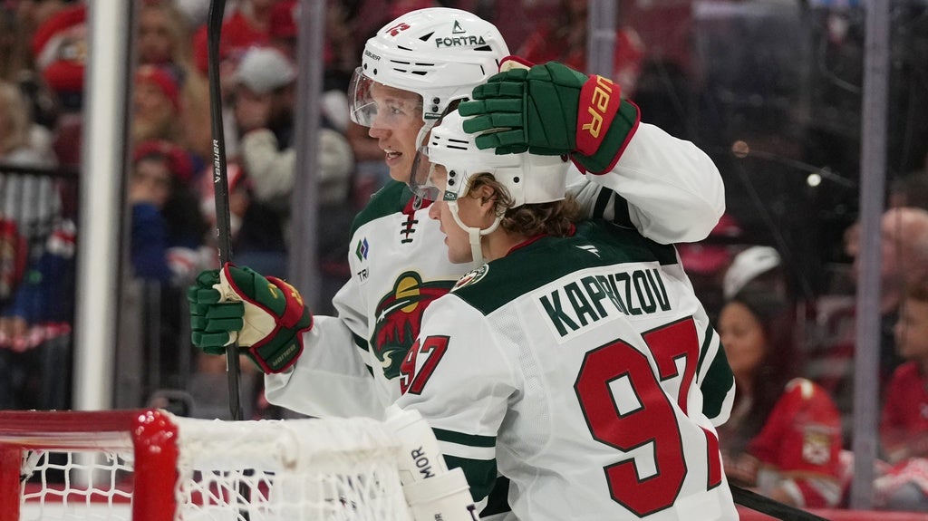 Kaprizov has 4-point night, Wild top Panthers 4-1 to spoil Florida’s home opener — KSTP 5, Medina Business news