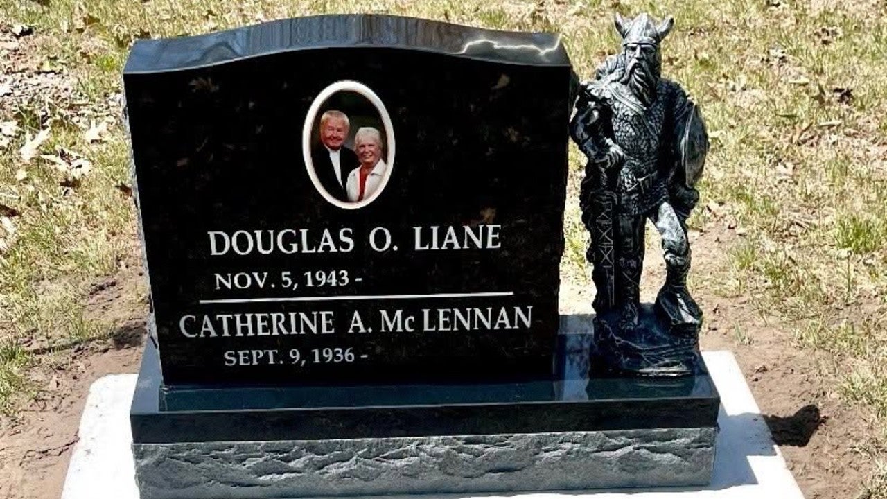 Minnesota couple seeking stolen Viking statue taken from Garrison Cemetery headstone — KSTP 5, Medina Community news