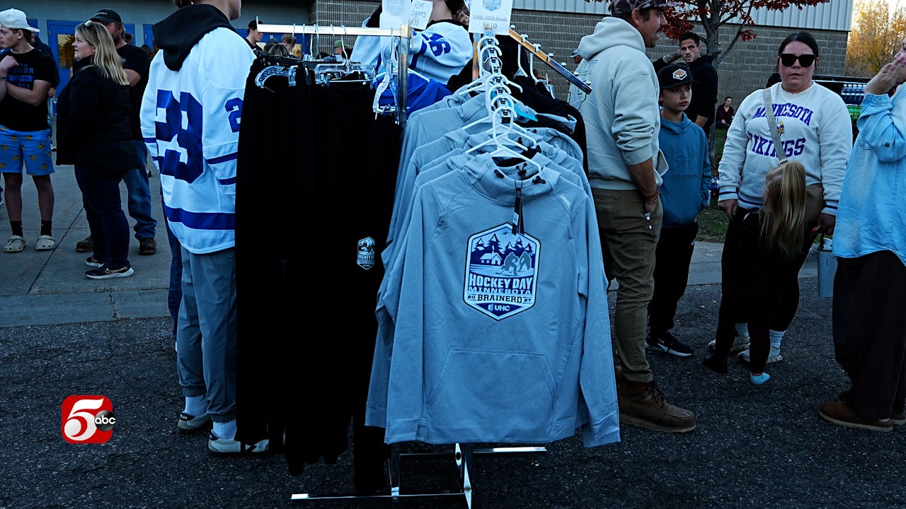 Brainerd celebrates 100 days until Hockey Day Minnesota — KSTP 5, Medina Schools news