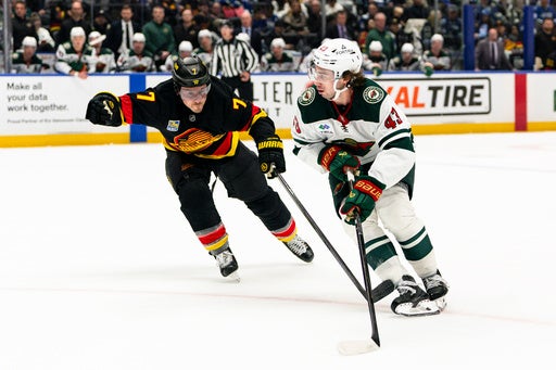 Quinn Hughes has a goal and an assist in his Vancouver return in Wild’s 4-2 victory — KSTP 5, Medina Sports news