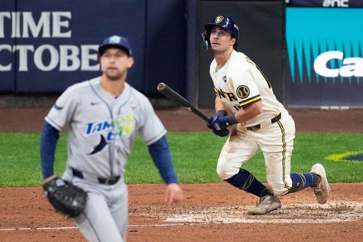 Frelick, Pratt lift Brewers to 5-4 comeback win over Rays and 2-0 World Series lead — KSTP 5, Medina Sports news