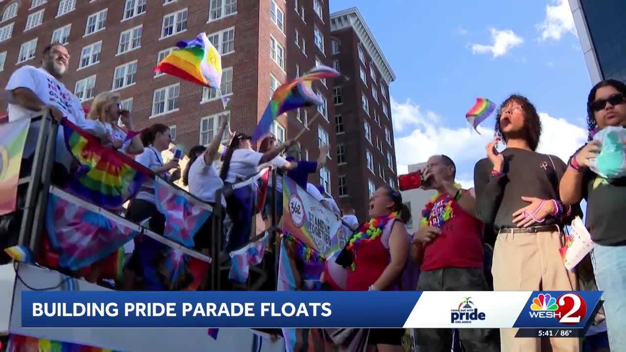 Inside the Central Florida workshop helping create floats for Come Out With Pride — WESH 2 Orlando, Medina Business news