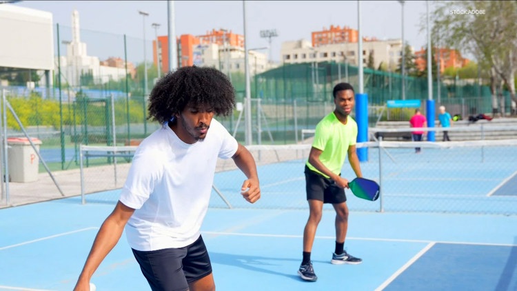 Smashing Stigma: Pickleball for men's mental health — KARE 11 Local, Medina Health news