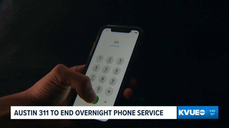 Austin 311 non-emergency call center to close overnight service starting Nov. 1 — KVUE (Austin), Medina Community news