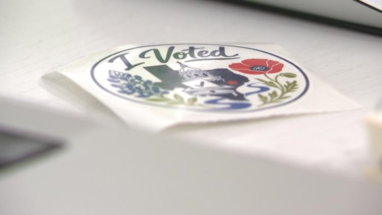 Too young to vote, but making her mark | Williamson County teen designs winning 'I Voted' sticker — KVUE (Austin), Medina Schools news