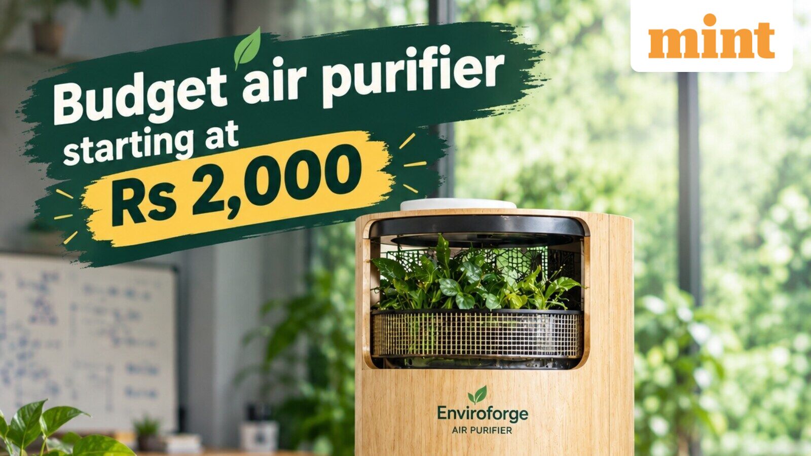 IIT Bombay scholar builds low cost air purifier starting at ₹2,000, can bring down AQI by 85% - How he did it? Details — Mint India, Medina Technology news